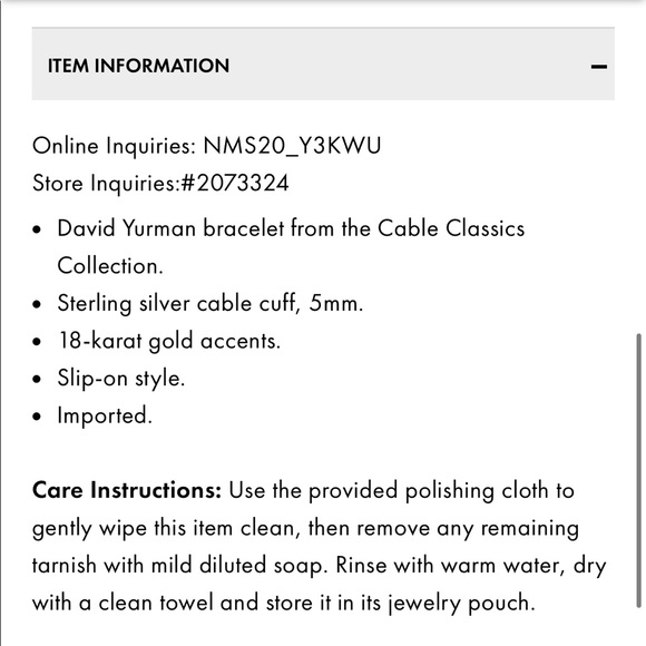David Yurman Cable Bracelet - Picture 2 of 3